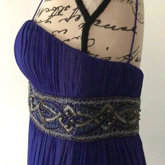 Aidan Mattox blue cocktail dress - Picture 4 of 8